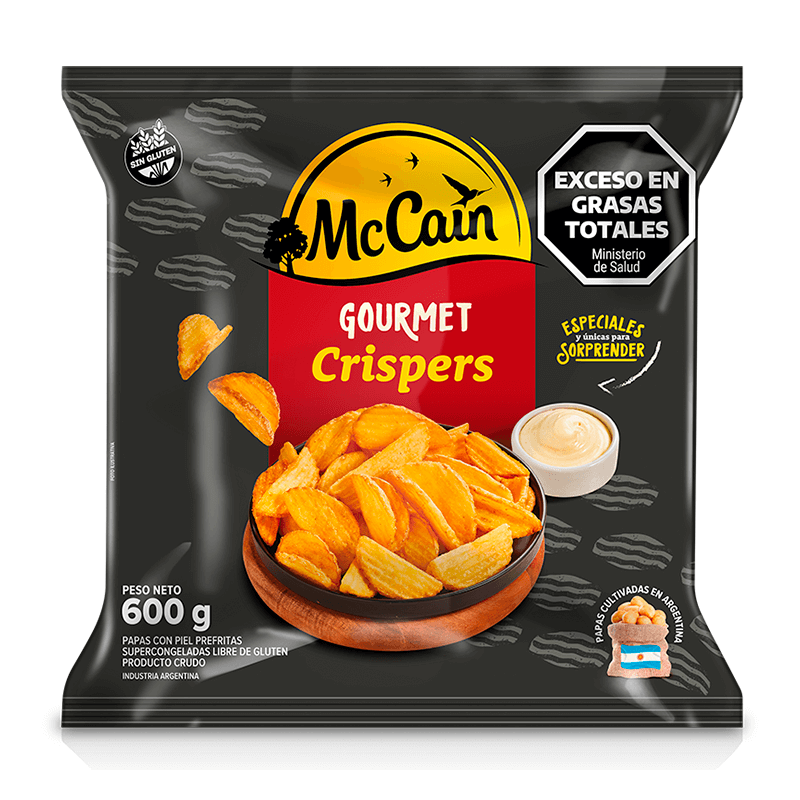 Papas McCain Crisper Paquete x 600 grs - Hiram Alimentos Congelados