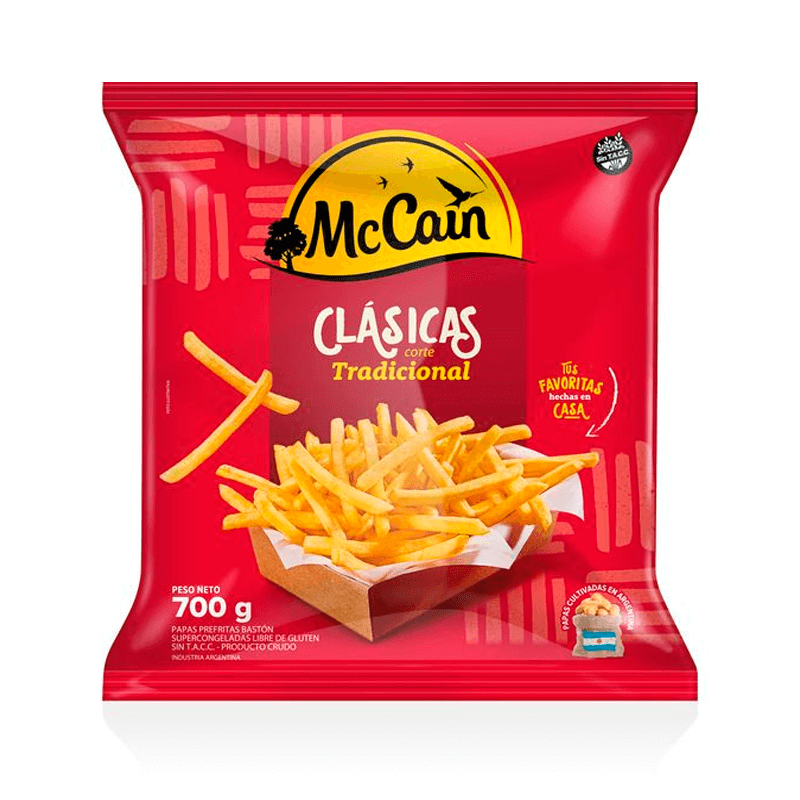 Papas McCain Tradicional  Paquete x 700 grs - Hiram Alimentos Congelados
