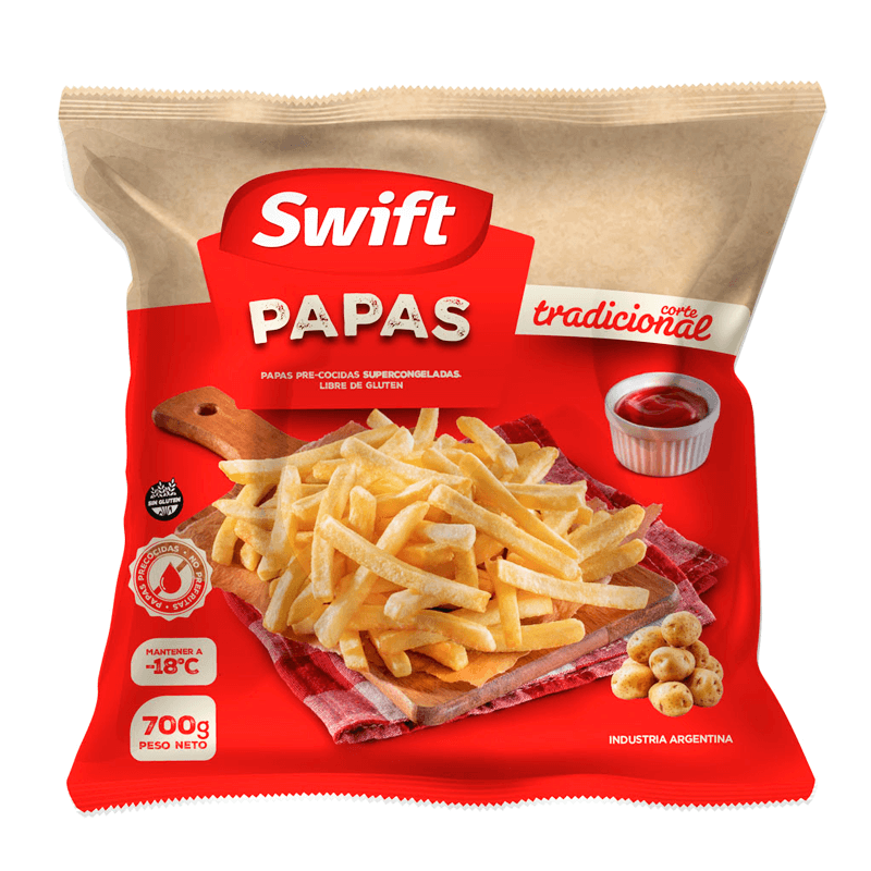 Papas Tradicionales Swift Precocidas Paquete x 700 grs - Hiram Alimentos Congelados