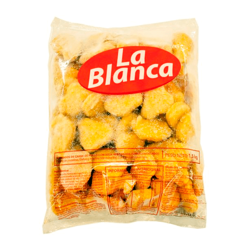 Bocaditos de Pollo La Blanca Bolsa x 1500 grs - Hiram Alimentos Congelados