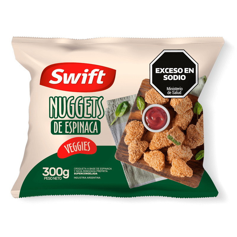 Nuggets de Espinaca Swift Paquete x 300 grs - Hiram Alimentos Congelados