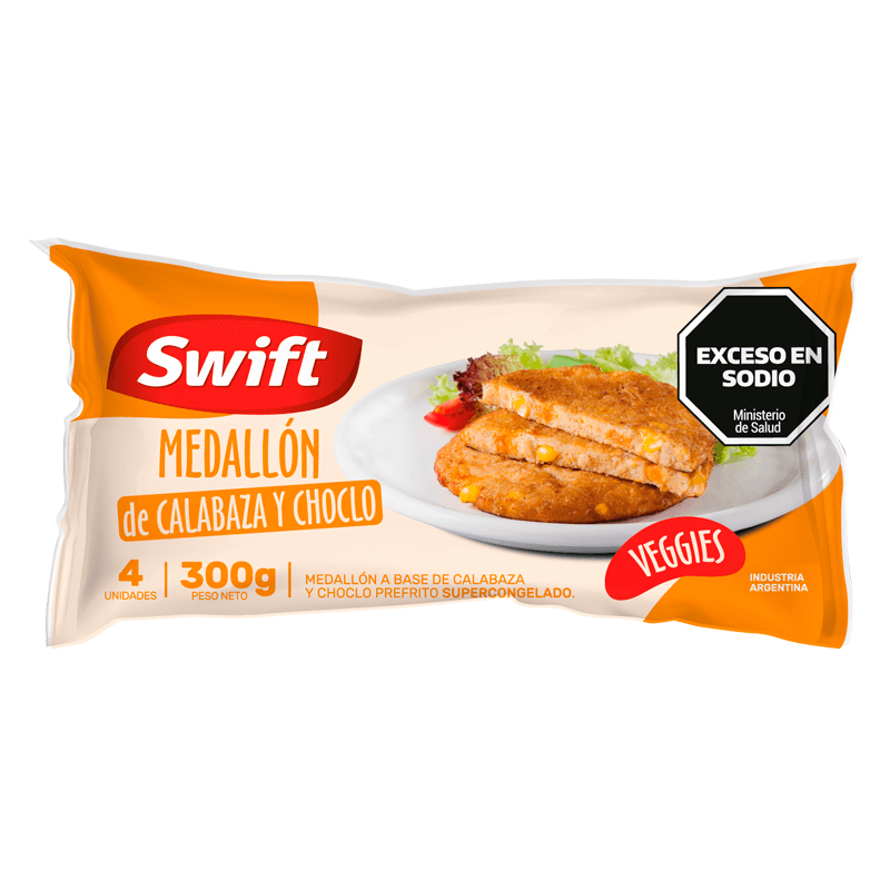 Medallón de Calabaza y Choclo Swift Paquete x 300 grs - Hiram Alimentos Congelados