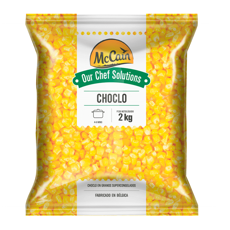 Choclo IQF McCain Bolsa x 2 kgs- Vegetales - Hiram Alimentos Congelados
