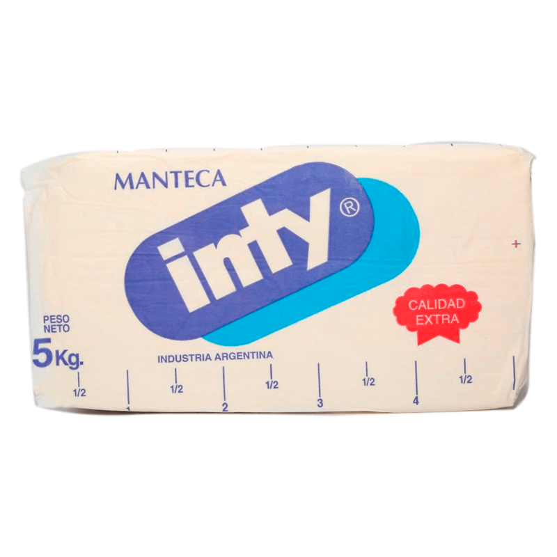 Manteca Inty pilon x 5 Kgs - Sin TACC - Hiram Alimentos Congelados