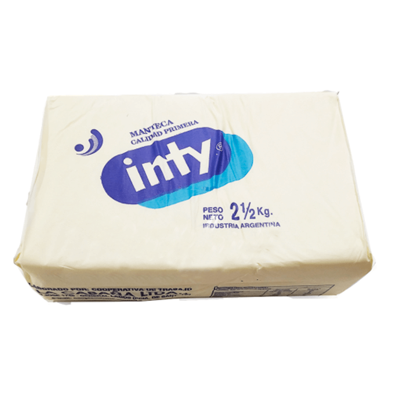 Manteca INTY Pilón x 2500 grs  - Sin TACC - Hiram Alimentos Congelados