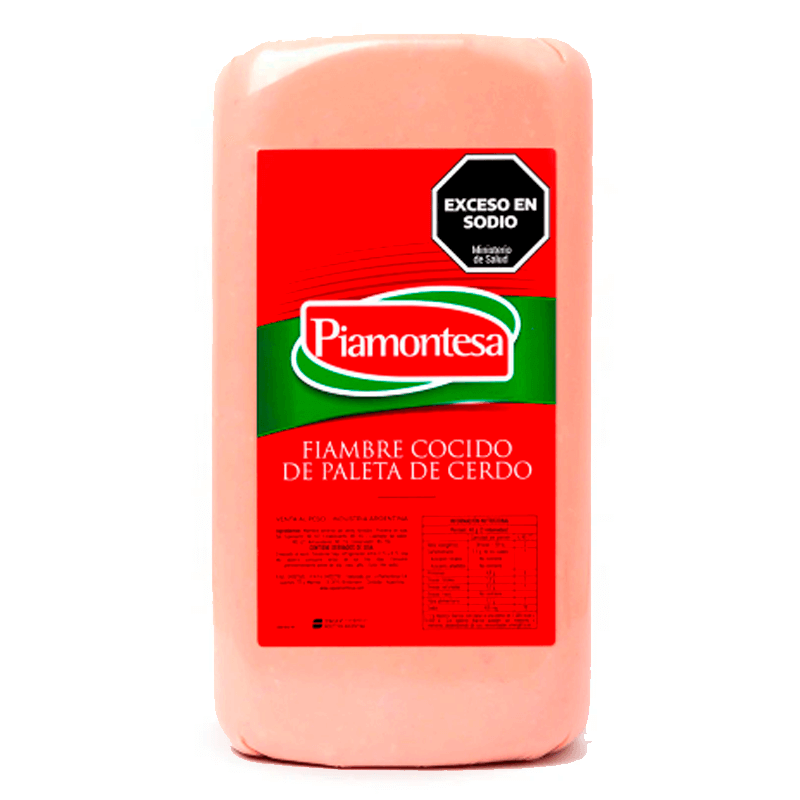Fiambre cocido de Paleta de cerdo Piamontesa - Pieza al peso - Hiram Alimentos Congelados