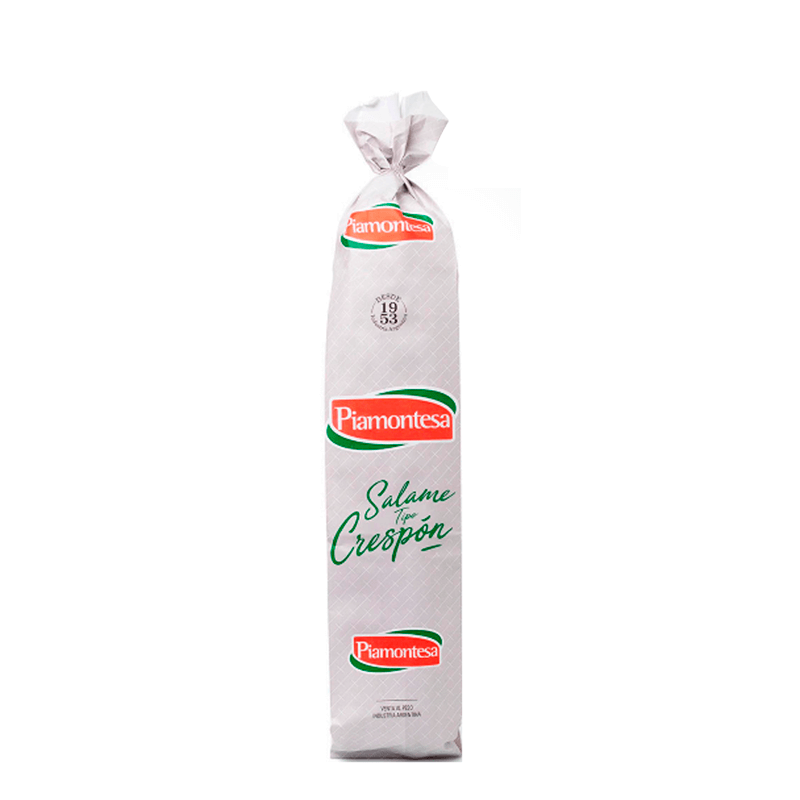 Salame Crespón Piamontesa - Pieza al peso - Hiram Alimentos Congelados