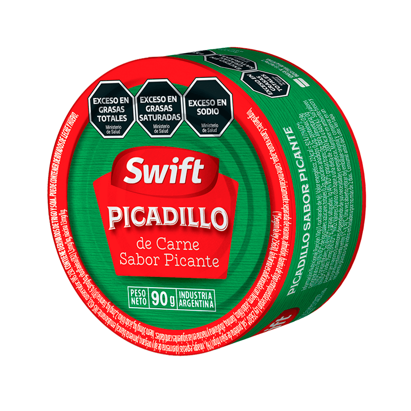 Picadilla de carne picante Swift  Lata x 90 grs - Hiram Alimentos Congelados