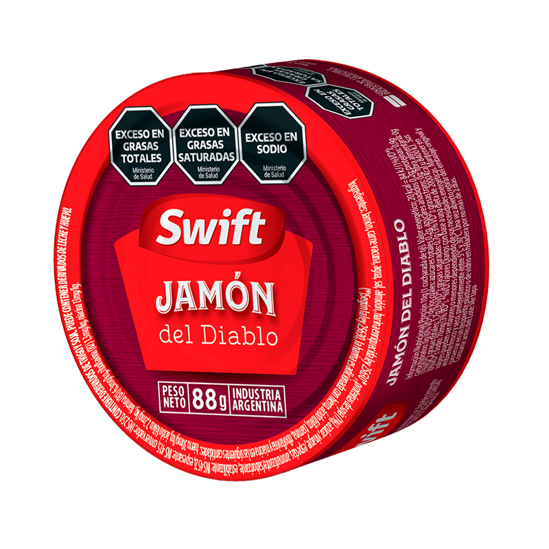 Jamón del Diablo Swift Lata x 88 grs - Hiram Alimentos Congelados