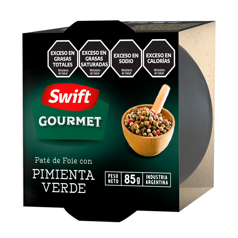 Paté con Pimienta Verde Swift Lata x 85 grs - Hiram Alimentos Congelados