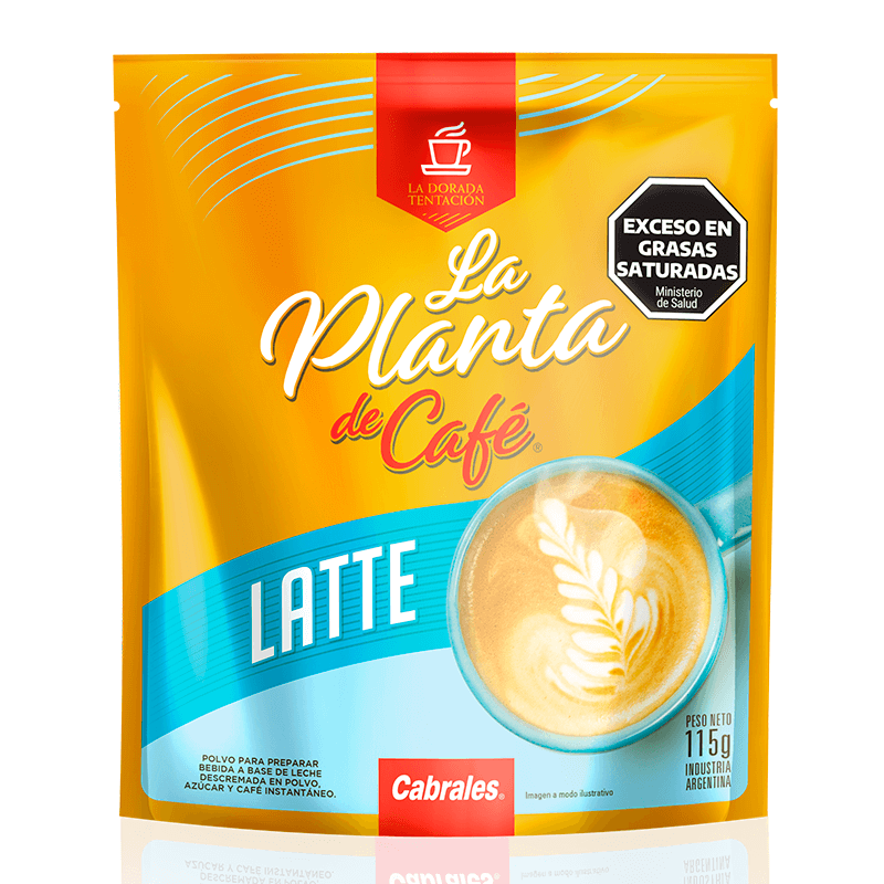 Café Soluble Cappuccino Latte La Planta del Café Doy Pack x 115 grs - Hiram Alimentos Congelados