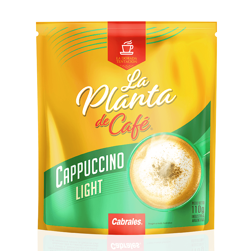 Café Soluble Cappuccino Light La Planta del Café Doy Pack x 115 grs - Hiram Alimentos Congelados