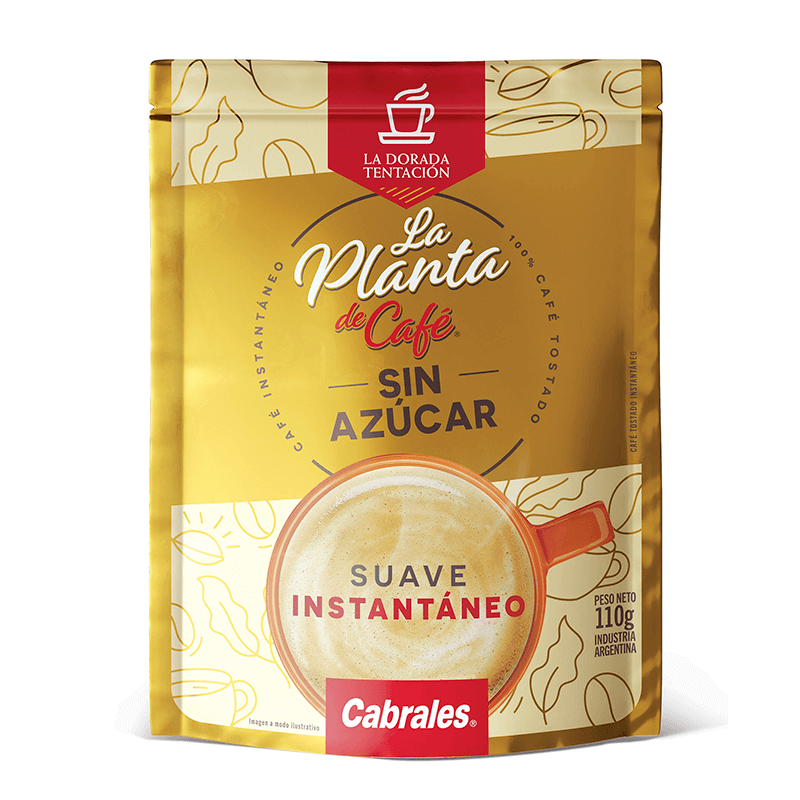 Café Soluble Suave La Planta del Café  Doy Pack x 110 grs - Hiram Alimentos Congelados