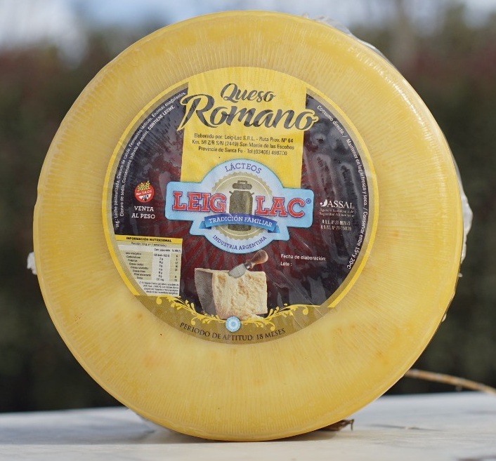 Queso Romano Leig Lac x kilo - Hiram Alimentos Congelados
